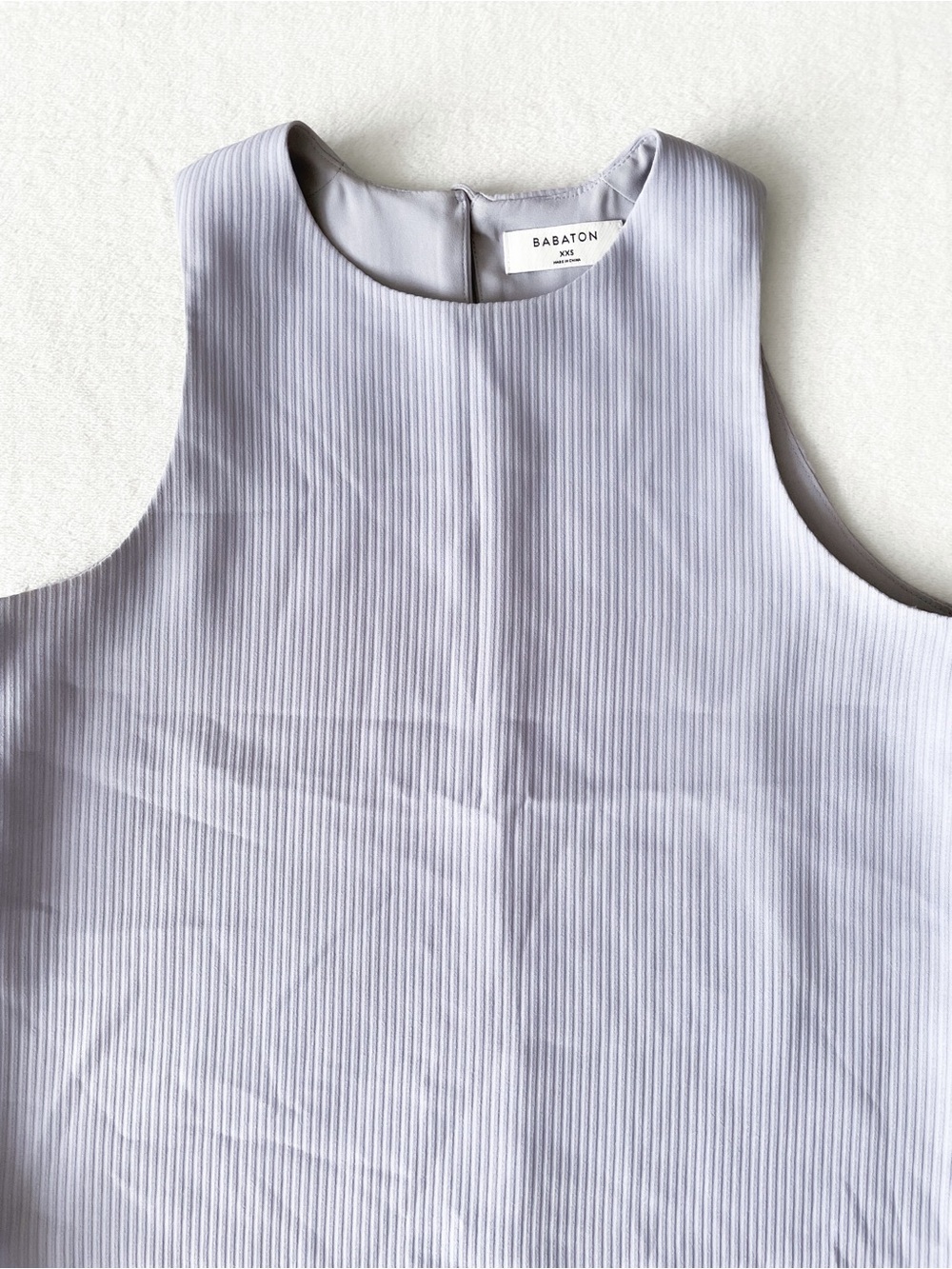 Babaton Lavender Sleeveless Ribbed Shell Top - Picture 3 of 11
